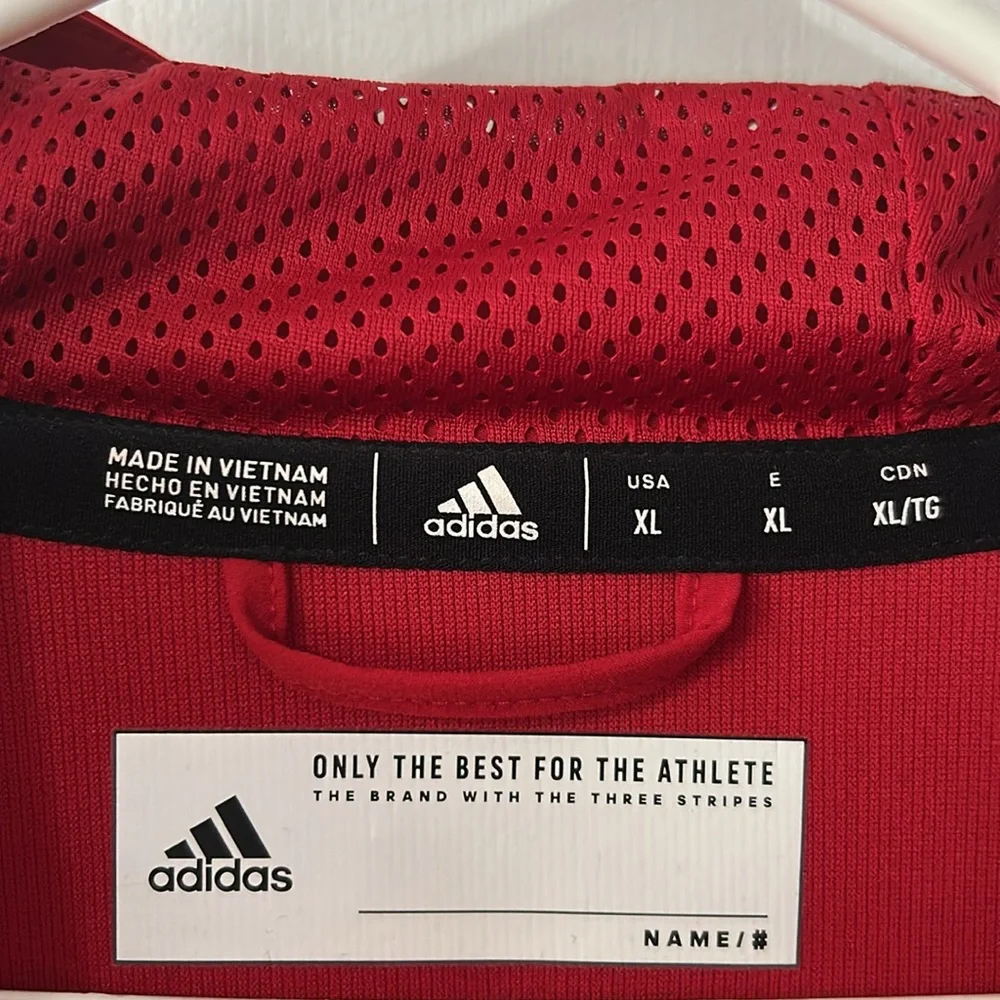 Adidas Red Louisville Cardinals Hoodie. Size XL - Picture 3 of 3